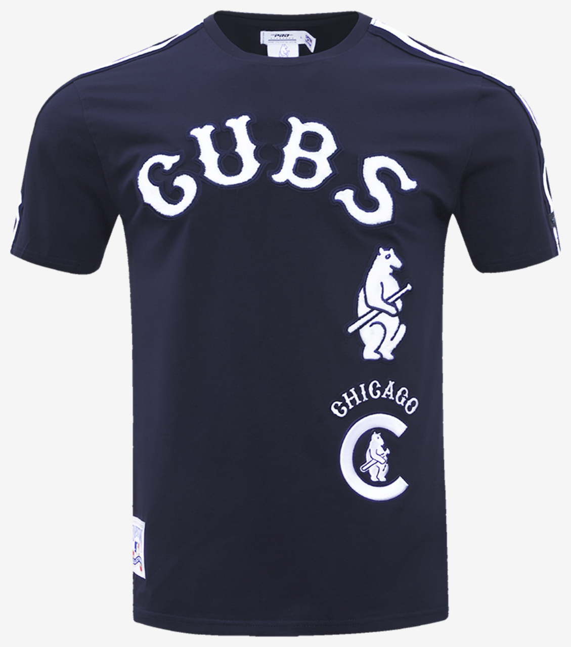 Pro Standard CUBS RETRO CLASSIC SJ STRIPED TEE Image 1 of 6. Tap to open photo gallery.