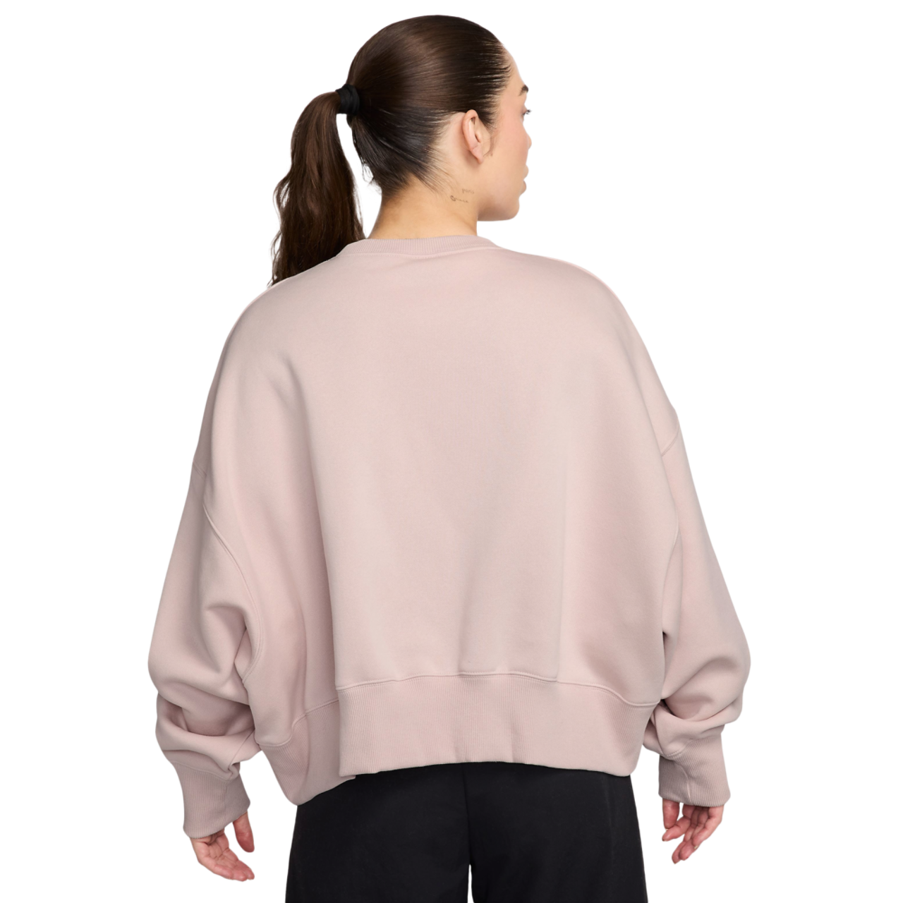 Nike NSW Style Fleece Crew OOS Image 2 of 3. Tap to open photo gallery.