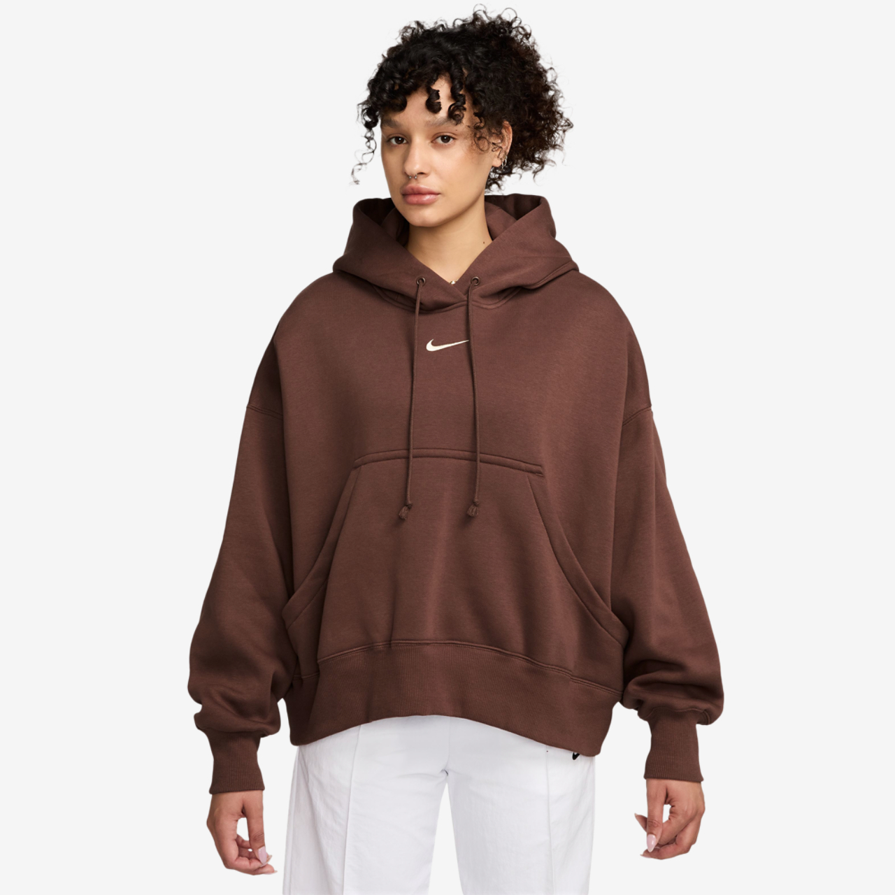 Nike PHNX Fleece OS Pullover Hoodie Image 1 of 3. Tap to open photo gallery.