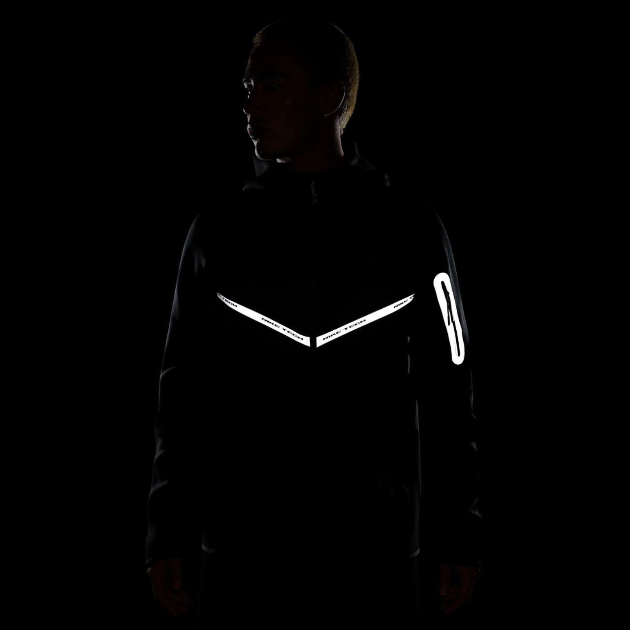Nike Tech Fleece WR Full-Zip Jacket Image 4 of 4. Tap to open photo gallery.