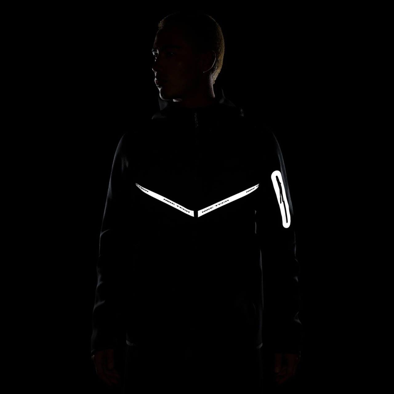 Nike Tech Fleece WR Full-Zip Jacket Image 4 of 4. Tap to open photo gallery.