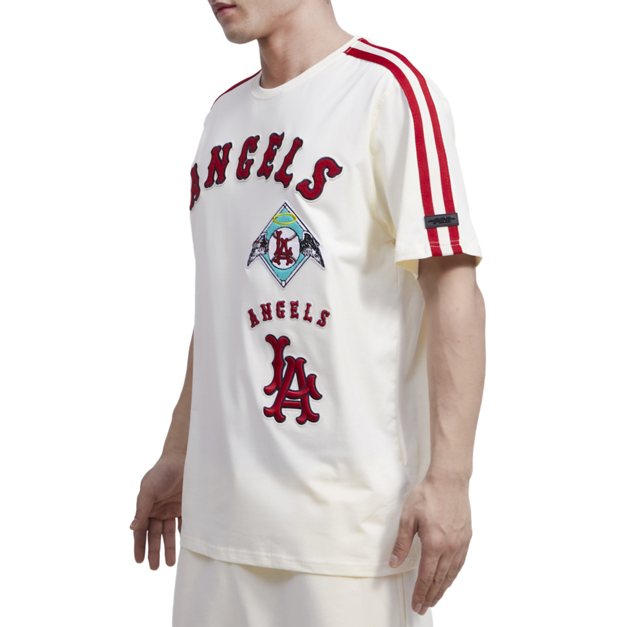 Pro Standard ANGELS RETRO CLASSIC SJ STRIPED TEE Image 4 of 4. Tap to open photo gallery.