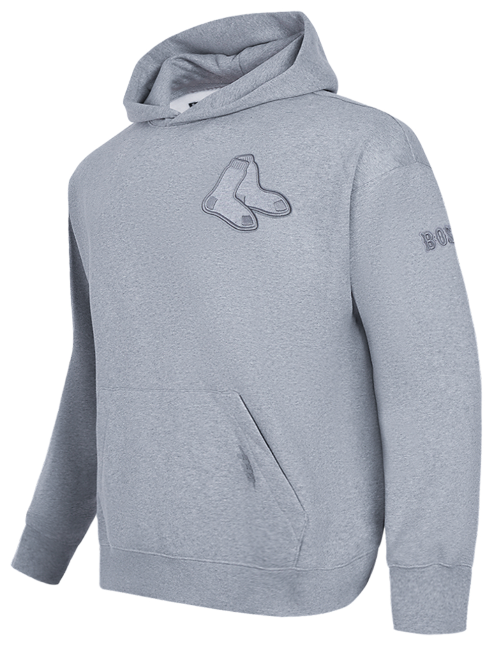 Pro Standard RED SOX NEUTRAL DROP SHOULDER FLC PO HOODIE Image 3 of 6. Tap to open photo gallery.