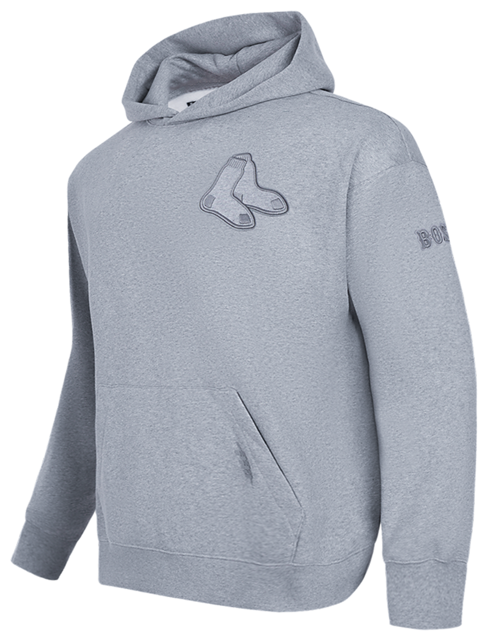 Pro Standard RED SOX NEUTRAL DROP SHOULDER FLC PO HOODIE Image 3 of 6. Tap to open photo gallery.