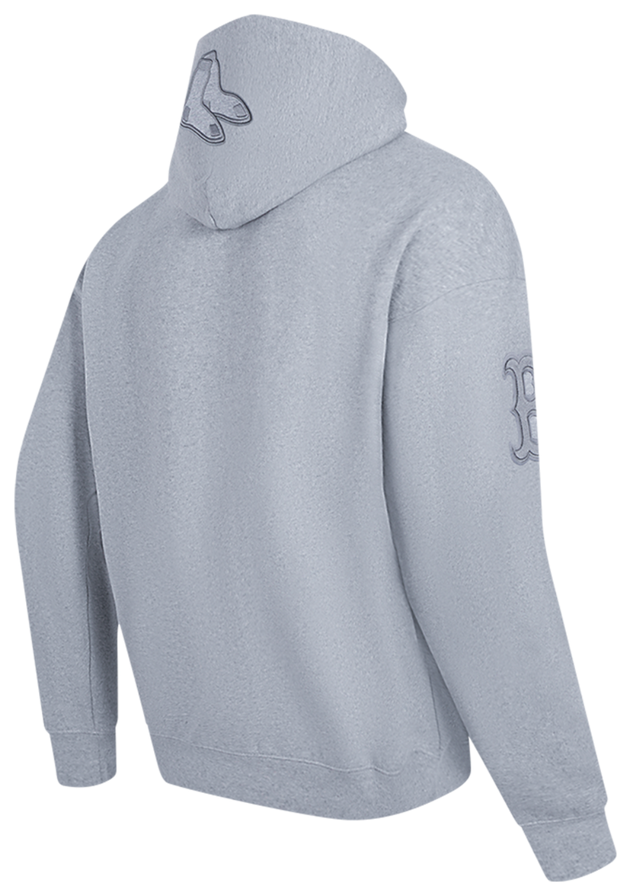 Pro Standard RED SOX NEUTRAL DROP SHOULDER FLC PO HOODIE Image 4 of 6. Tap to open photo gallery.