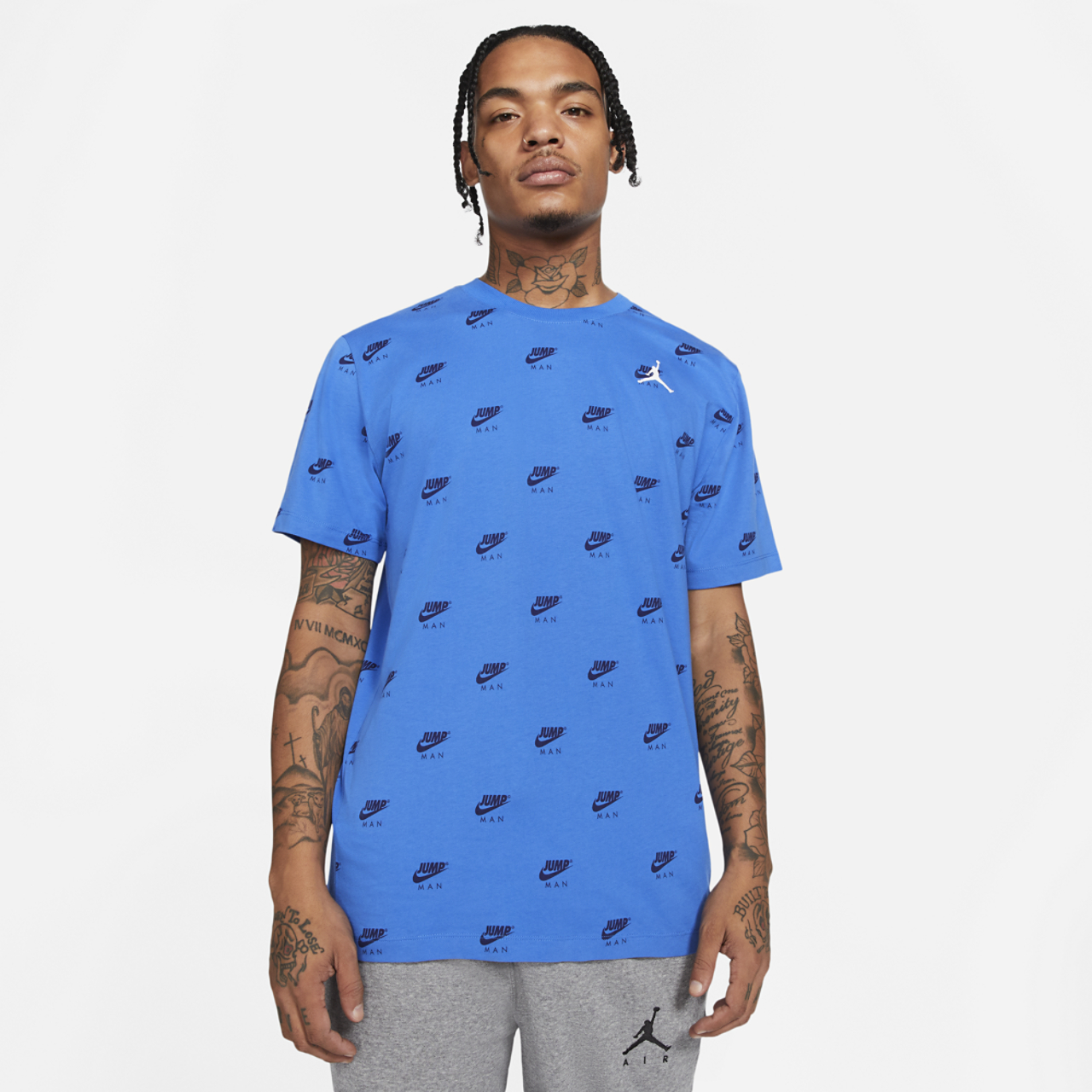Jordan Jumpman AOP T-Shirt Image 1 of 2. Tap to open photo gallery.