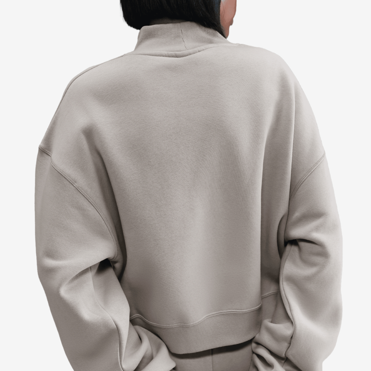 Nike NSW Phoenix Fleece Mock Neck Image 2 of 5. Tap to open photo gallery.