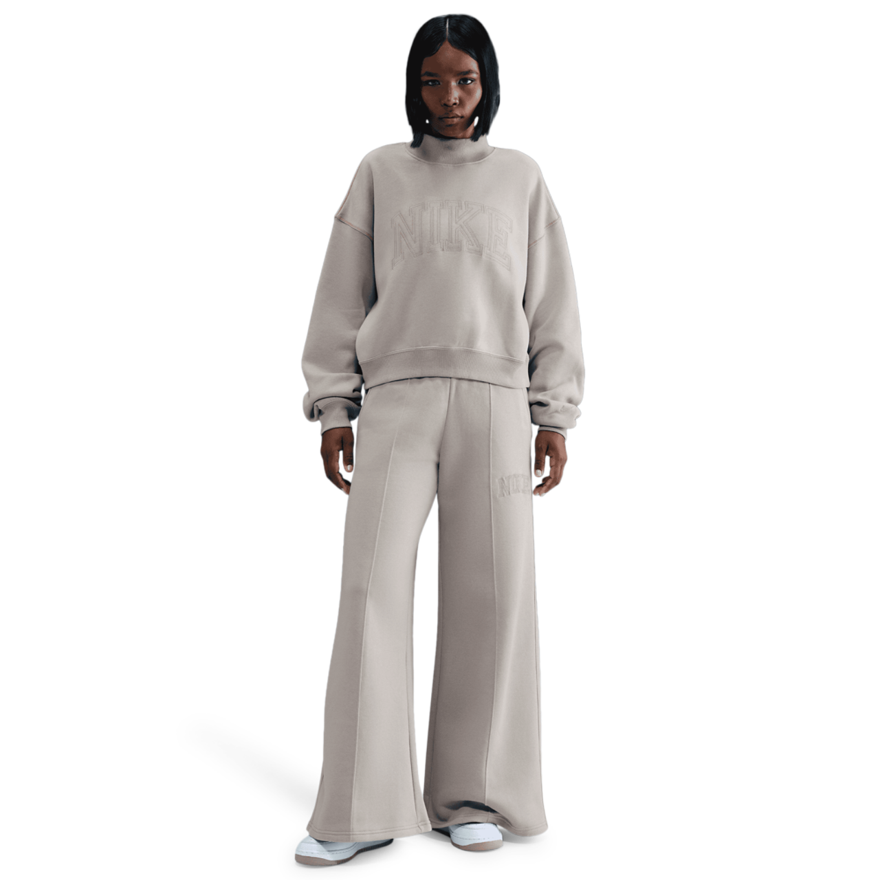 Nike NSW Phoenix Fleece Mock Neck Image 4 of 5. Tap to open photo gallery.