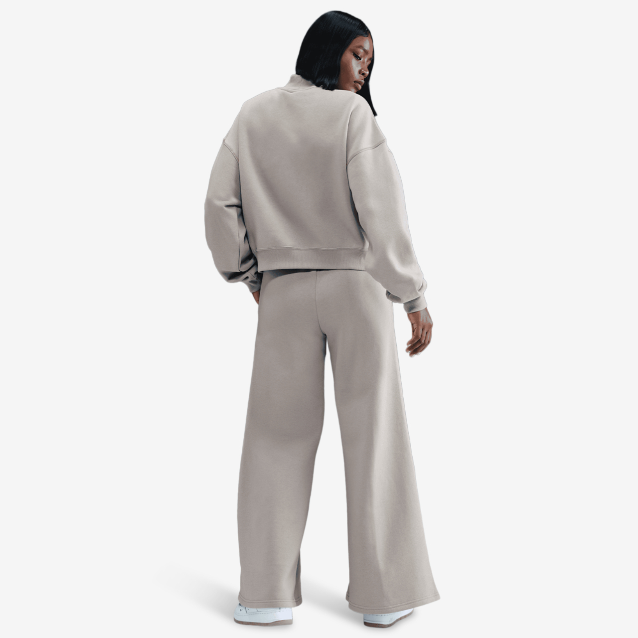 Nike NSW Phoenix Fleece Mock Neck Image 5 of 5. Tap to open photo gallery.