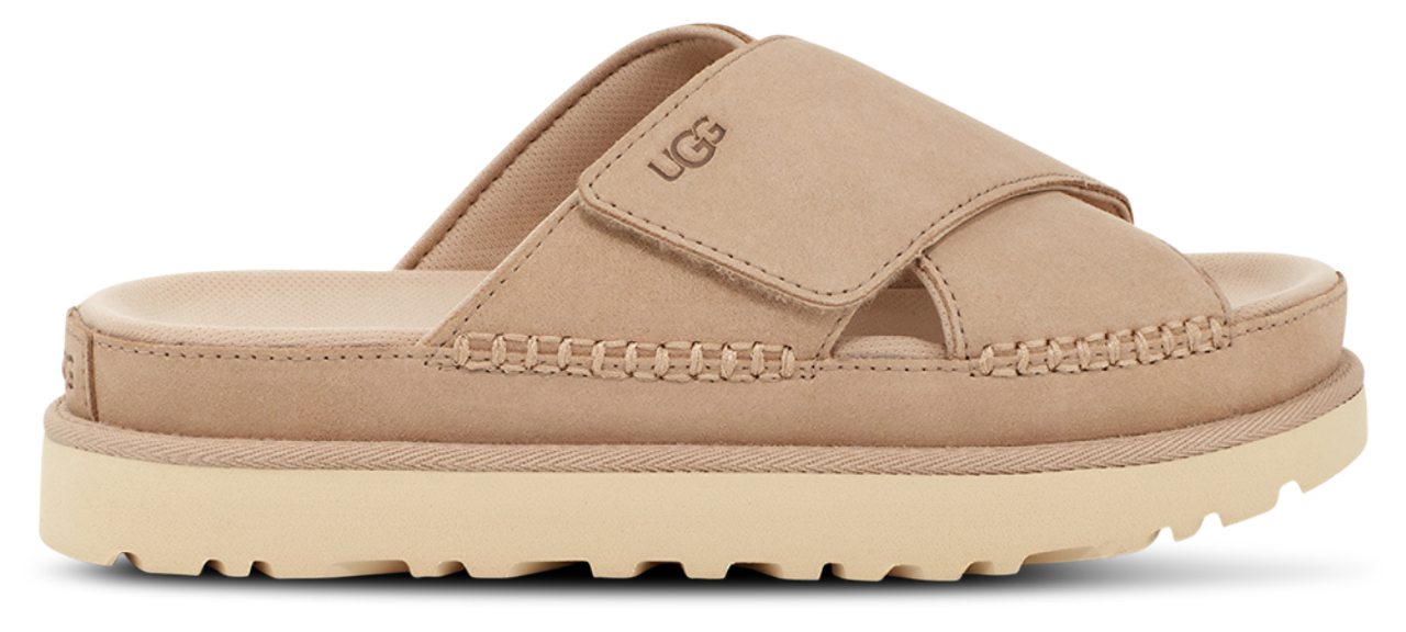 UGG Goldenstar Cross Slide - Women's | Foot Locker