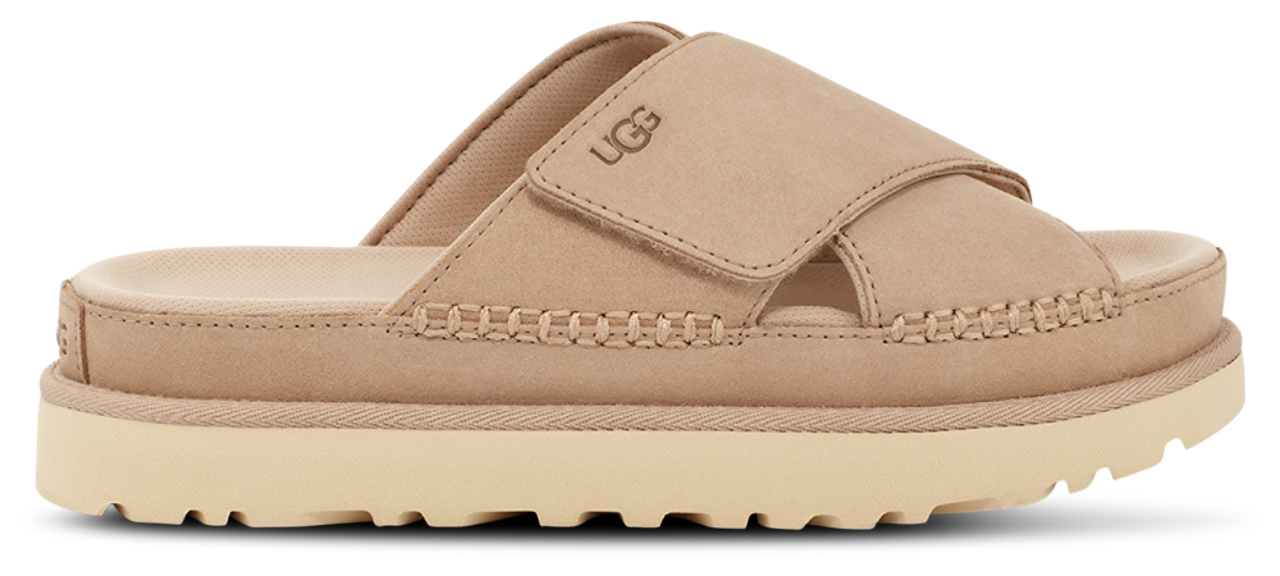UGG Goldenstar Cross Slide - Women's | Foot Locker