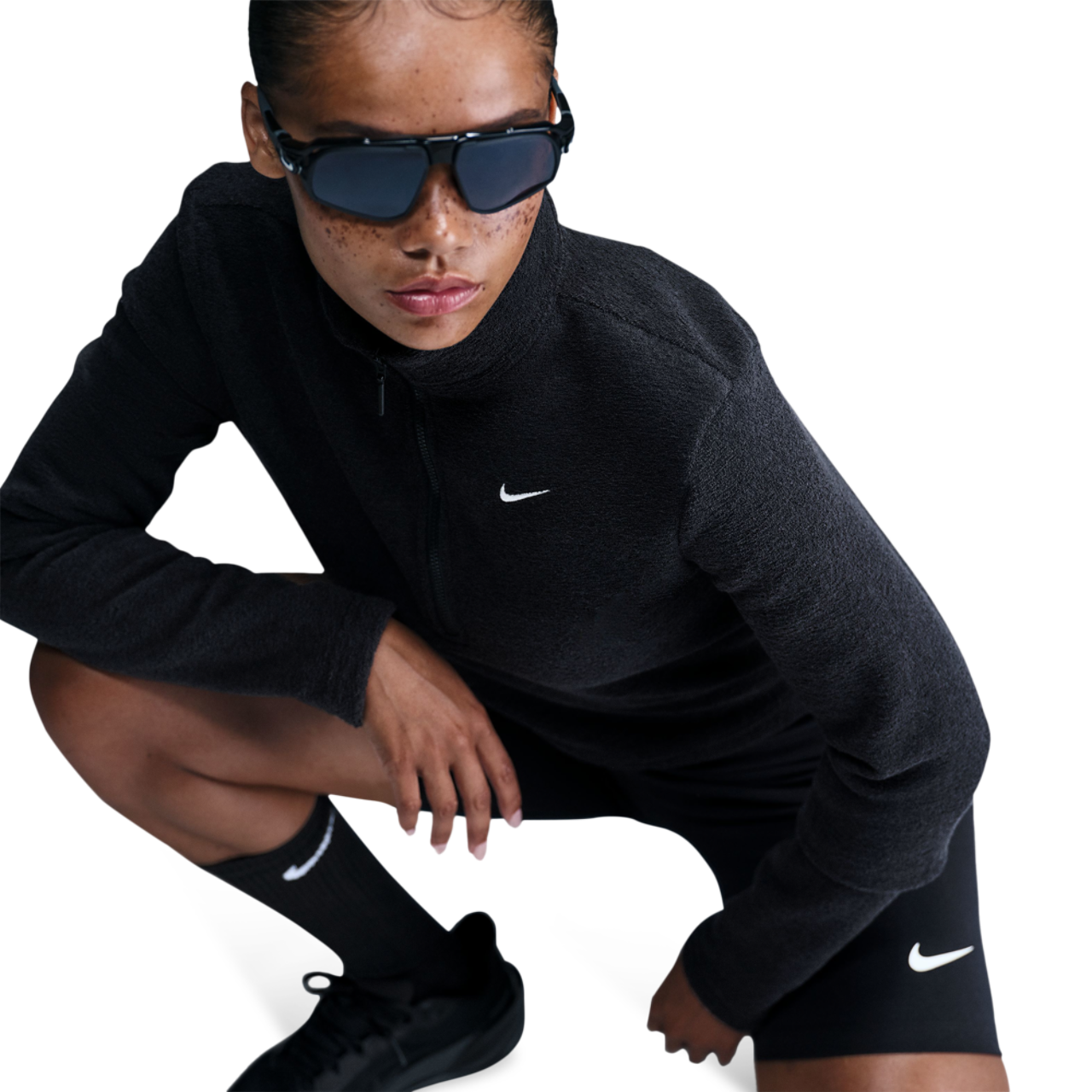 Nike NSW Phoenix Plush Long Sleeve T-Shirt Image 1 of 6. Tap to open photo gallery.