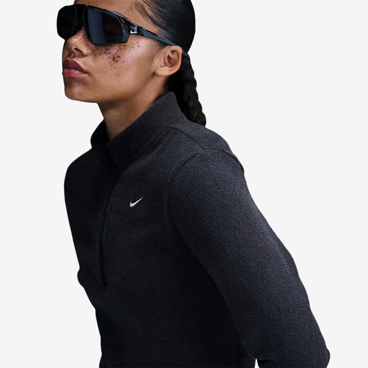 Nike NSW Phoenix Plush Long Sleeve T-Shirt Image 2 of 6. Tap to open photo gallery.