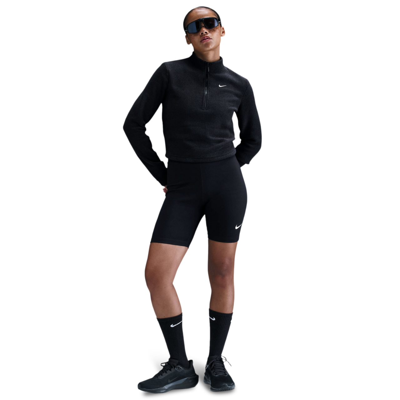 Nike NSW Phoenix Plush Long Sleeve T-Shirt Image 4 of 6. Tap to open photo gallery.
