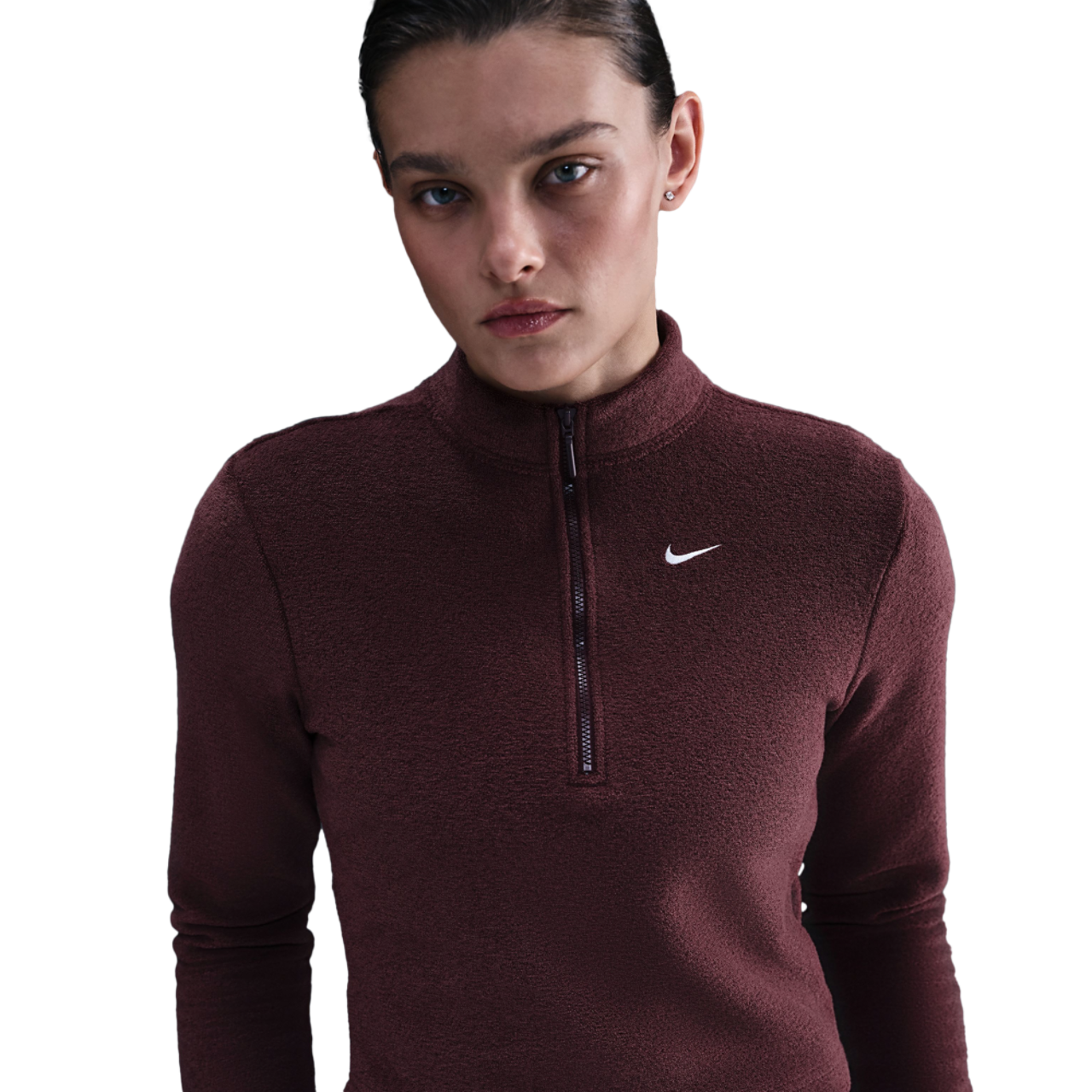 Nike NSW Phoenix Plush Long Sleeve T-Shirt Image 1 of 5. Tap to open photo gallery.