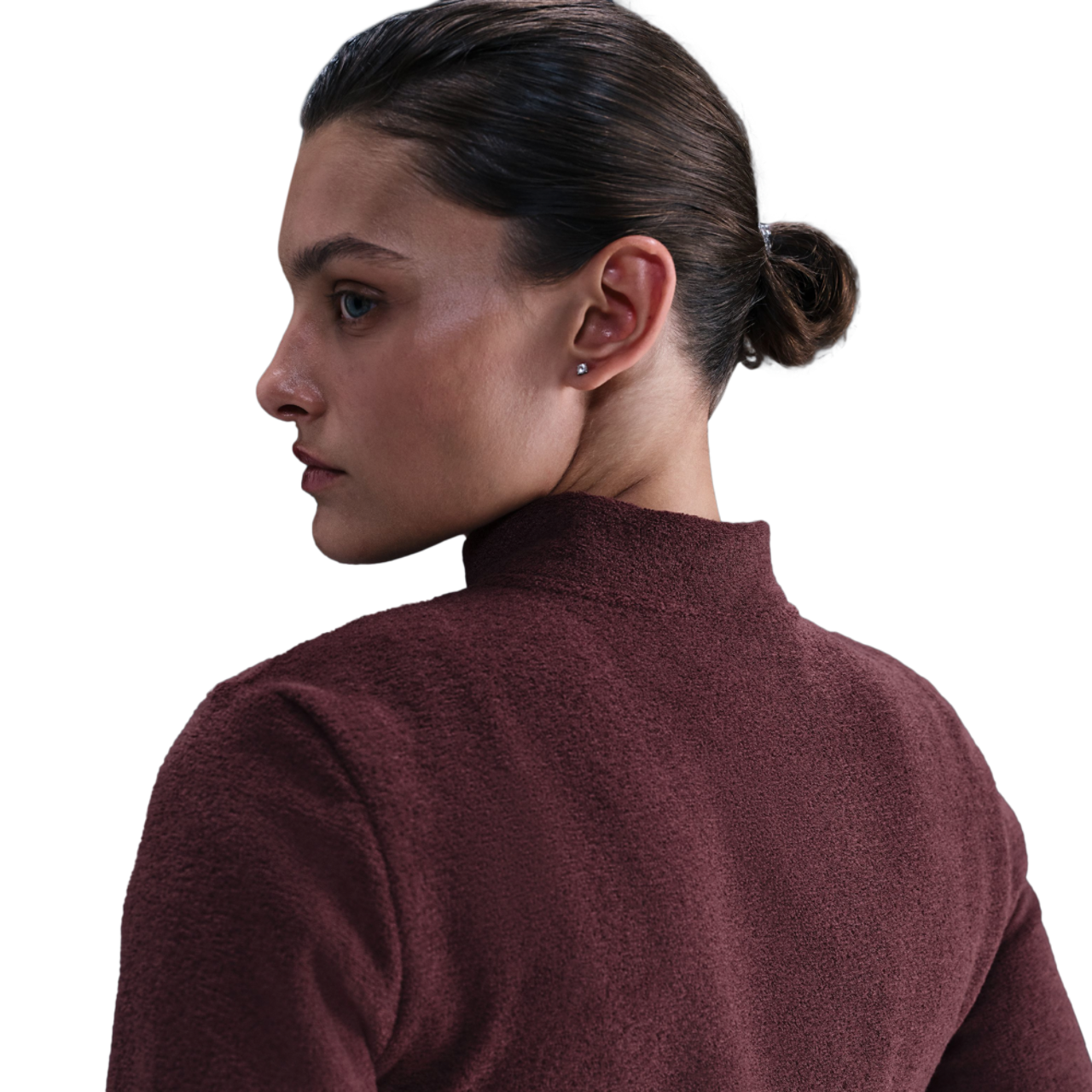 Nike NSW Phoenix Plush Long Sleeve T-Shirt Image 2 of 5. Tap to open photo gallery.