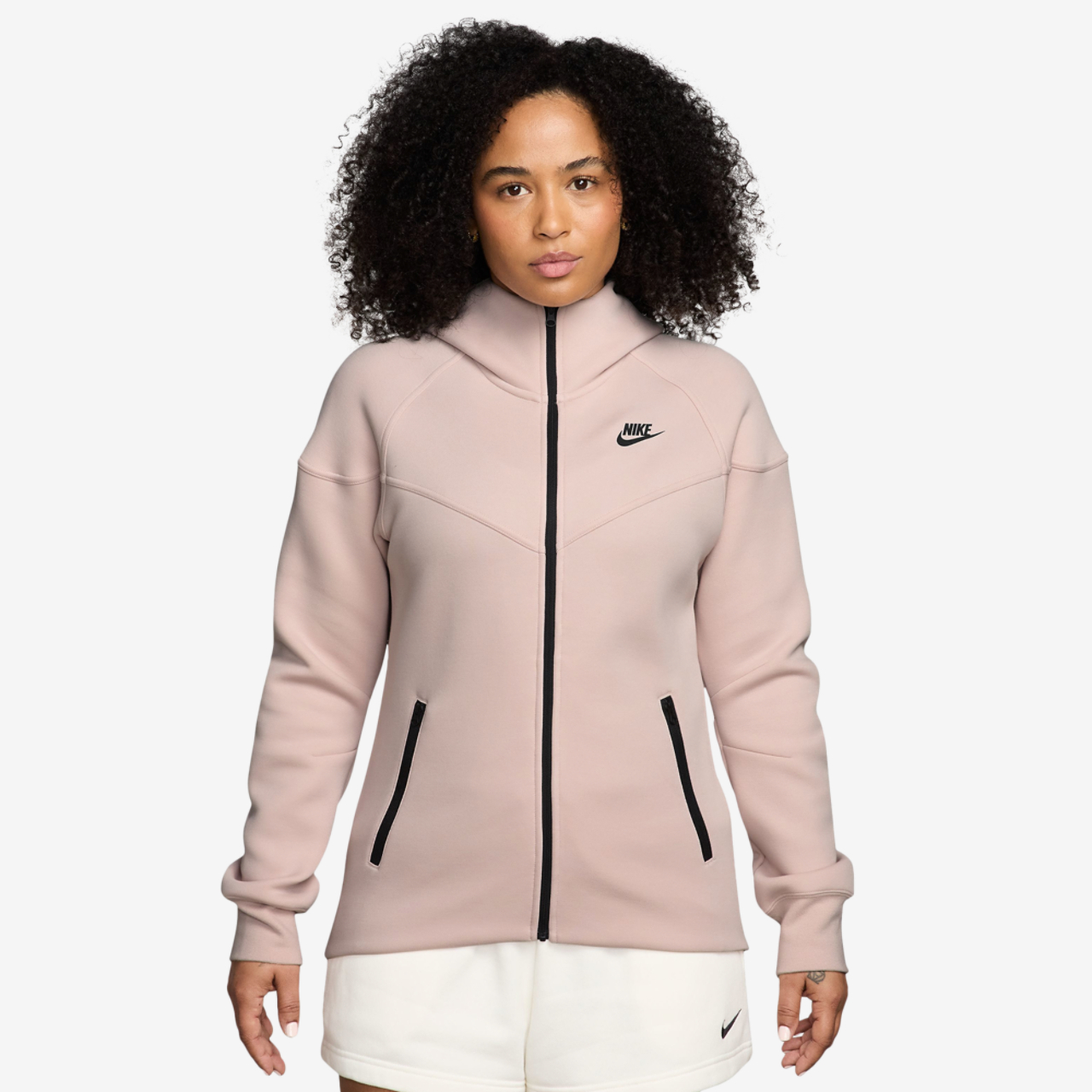 Nike NSW Tech Fleece WR Full-Zip Hoodie Image 1 of 3. Tap to open photo gallery.