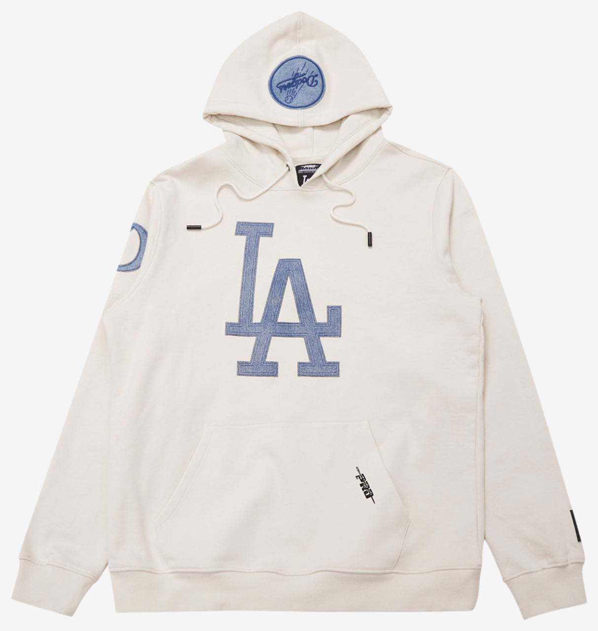 Pro Standard Dodgers Pullover Hoodie Image 5 of 10. Tap to open photo gallery.