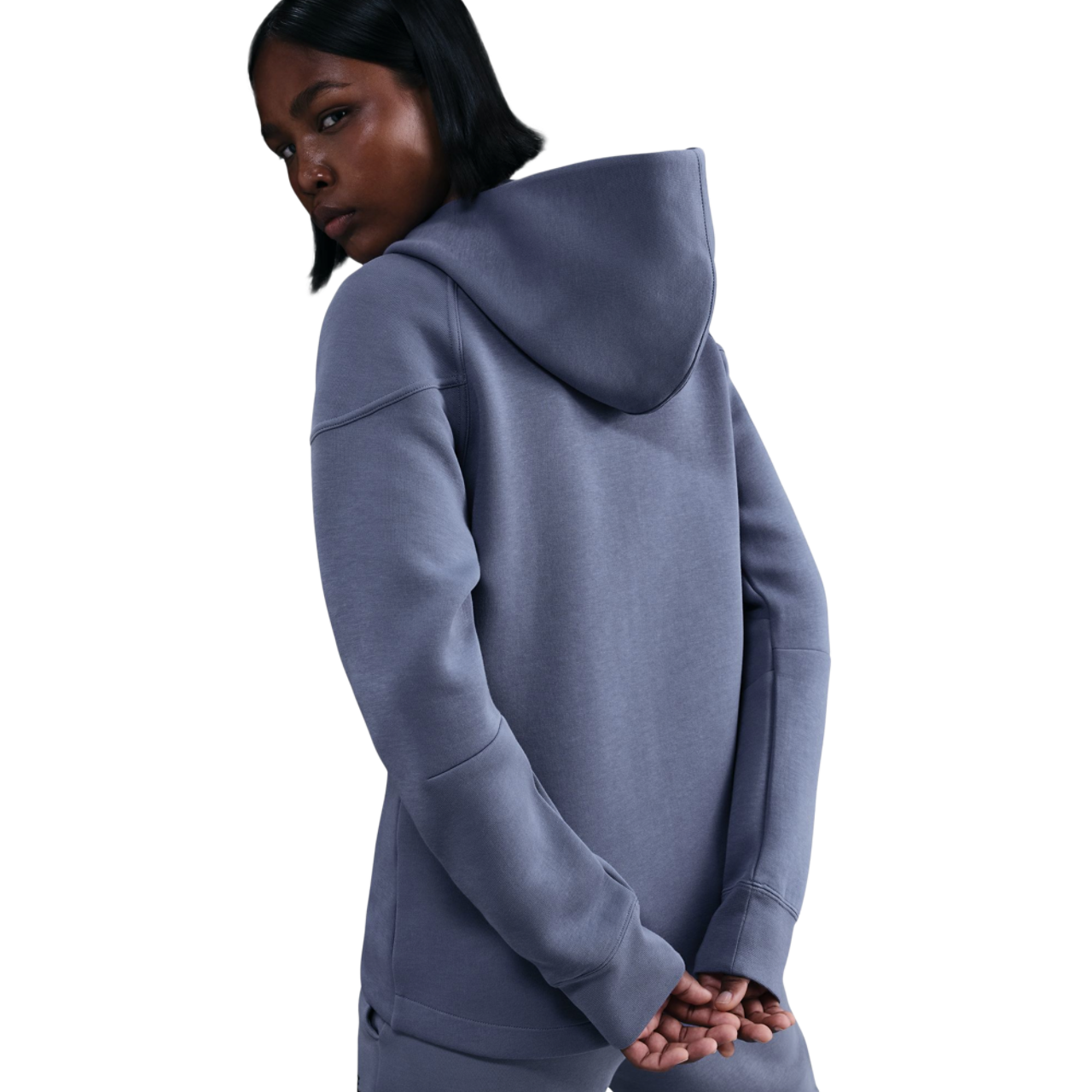 Nike NSW Tech Fleece WR Full-Zip Hoodie Image 2 of 2. Tap to open photo gallery.