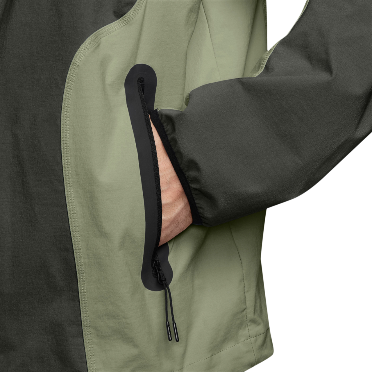 Nike Tech Woven Pro Full-Zip Jacket Image 3 of 4. Tap to open photo gallery.