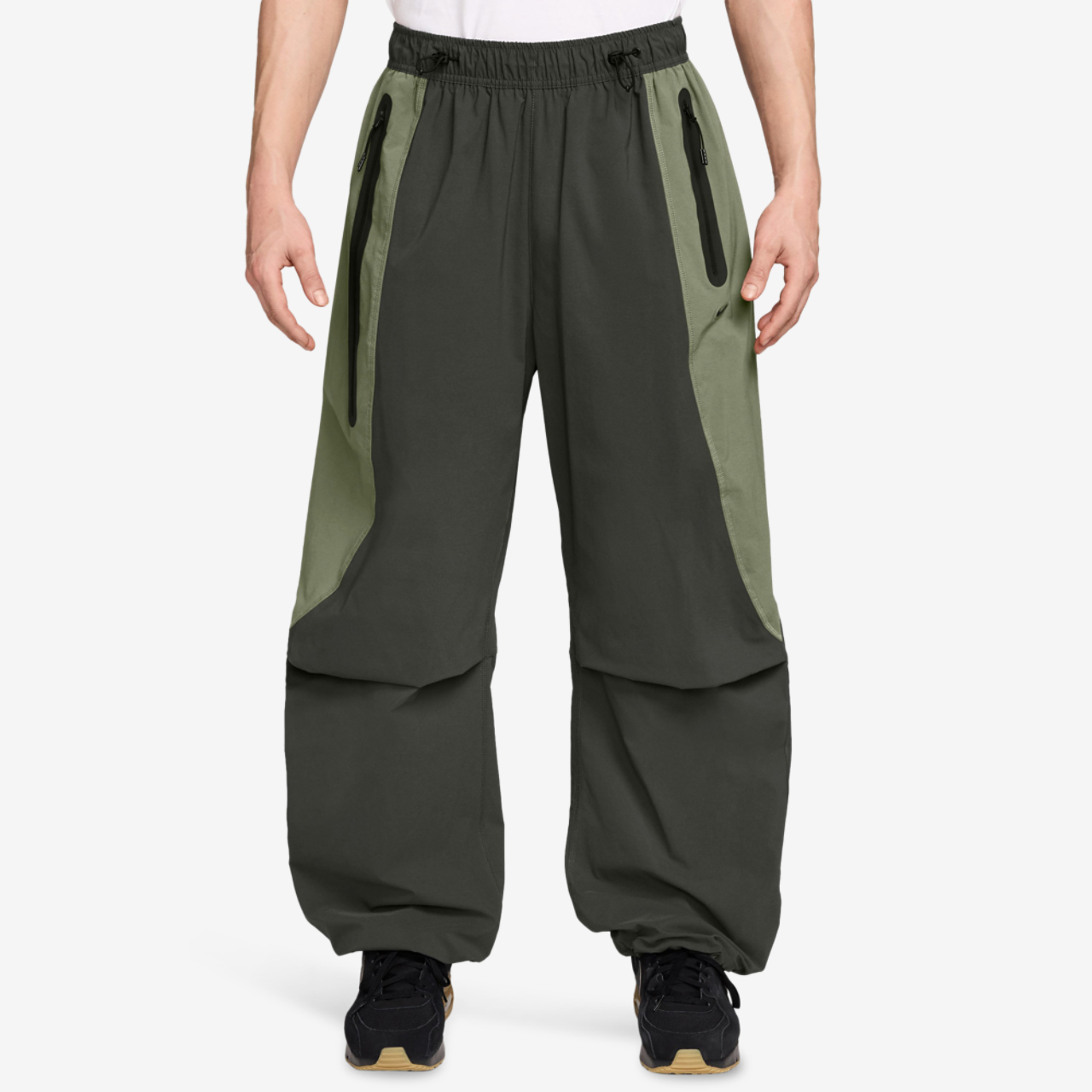 Nike Tech Woven Pro Oversized Pants Image 1 of 3. Tap to open photo gallery.