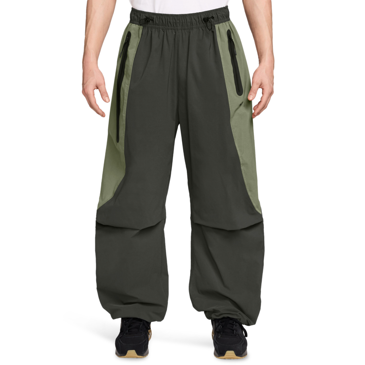 Nike Tech Woven Pro Oversized Pants Image 1 of 3. Tap to open photo gallery.