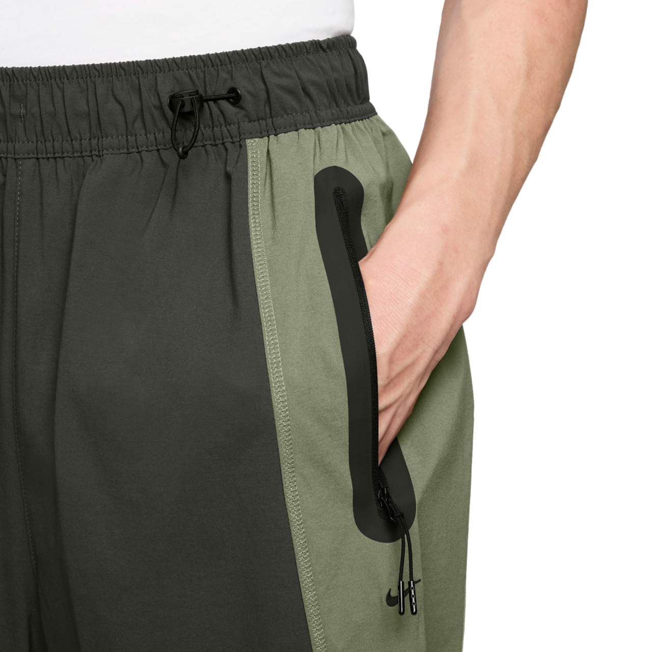 Nike Tech Woven Pro Oversized Pants Image 3 of 3. Tap to open photo gallery.