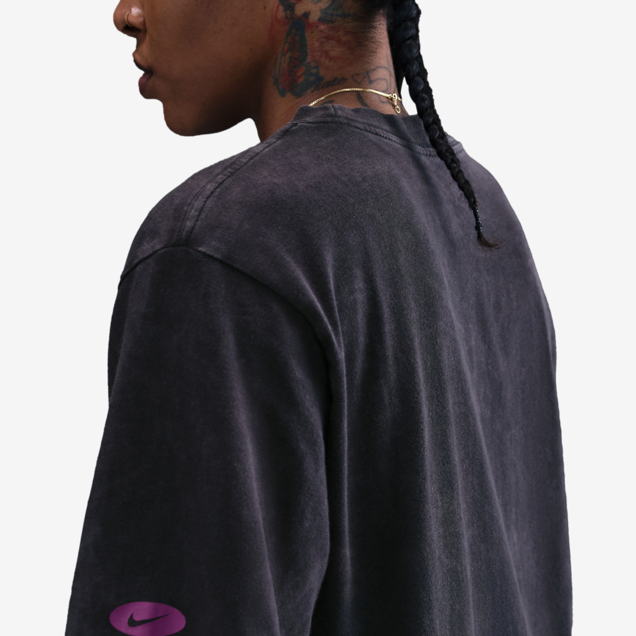Nike Essential Glitch T-shirt Image 2 of 2. Tap to open photo gallery.
