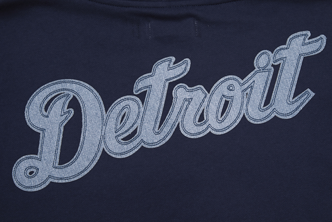 Pro Standard Tigers Pullover Hoodie Image 7 of 8. Tap to open photo gallery.