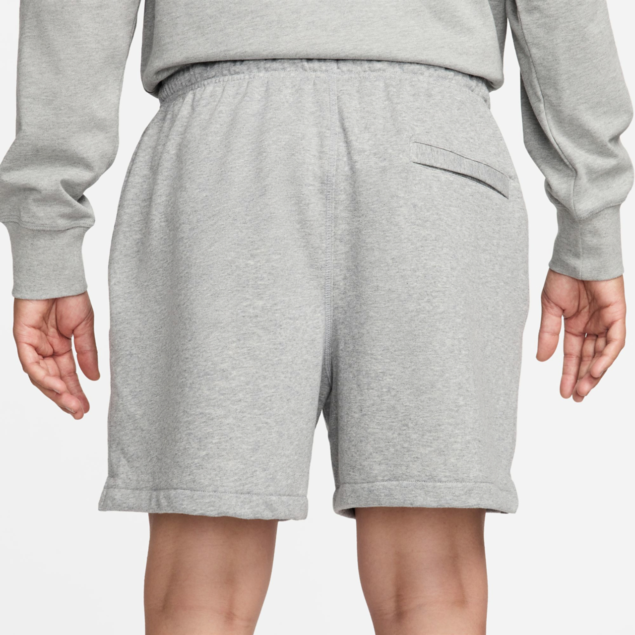 Nike Club Flow French Terry Shorts  Image 2 of 2. Tap to open photo gallery.