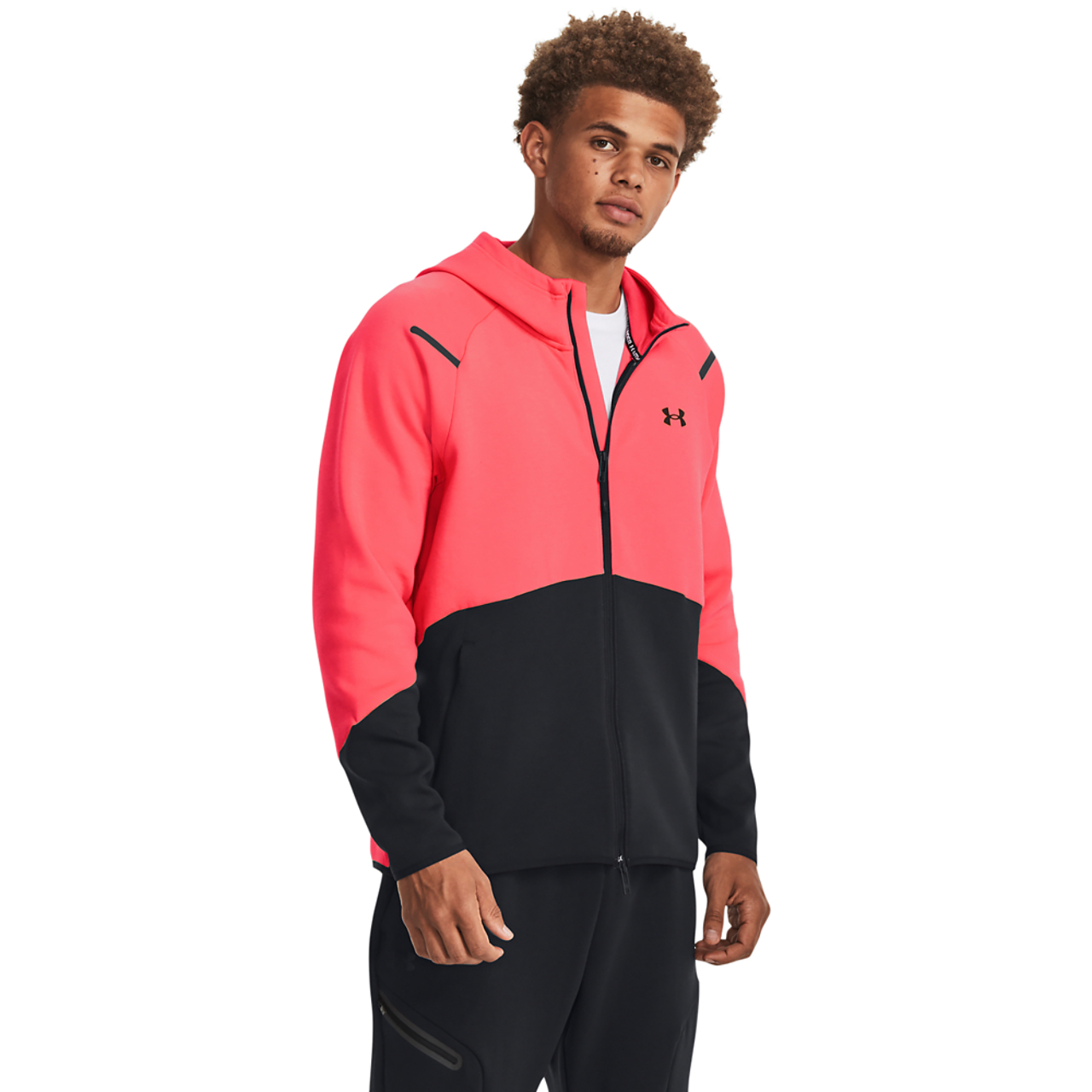 Under Armour Unstoppable Fleece Full-Zip Hoodie Image 3 of 4. Tap to open photo gallery.