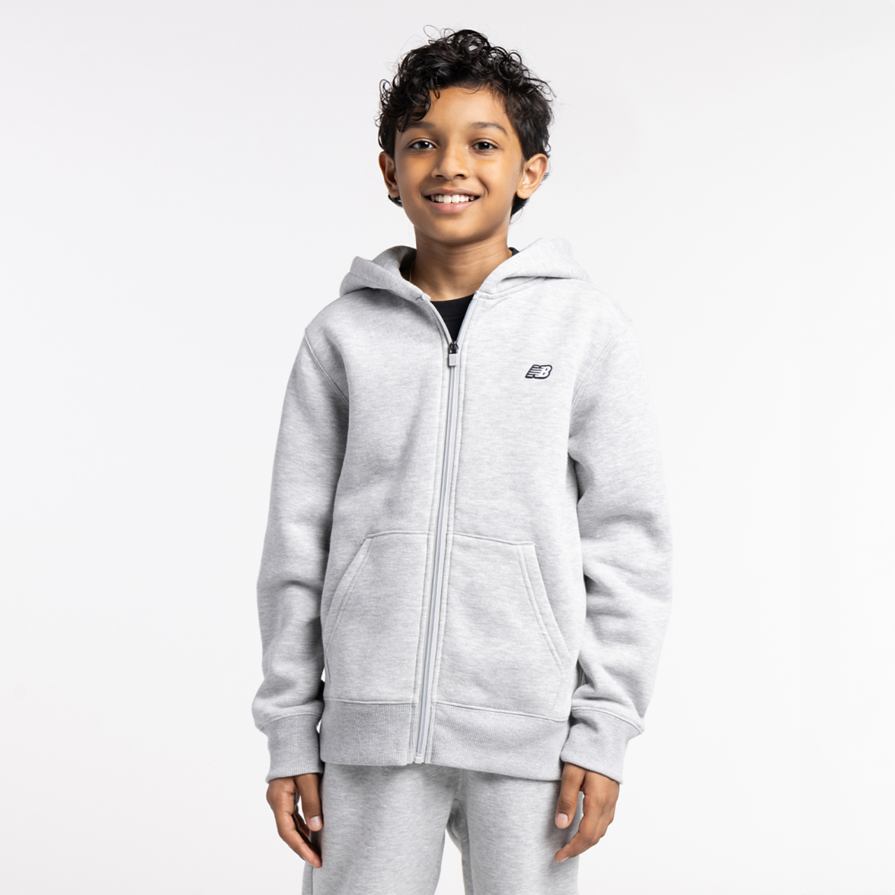 New Balance Classic Full-Zip Fleece Image 1 of 5. Tap to open photo gallery.