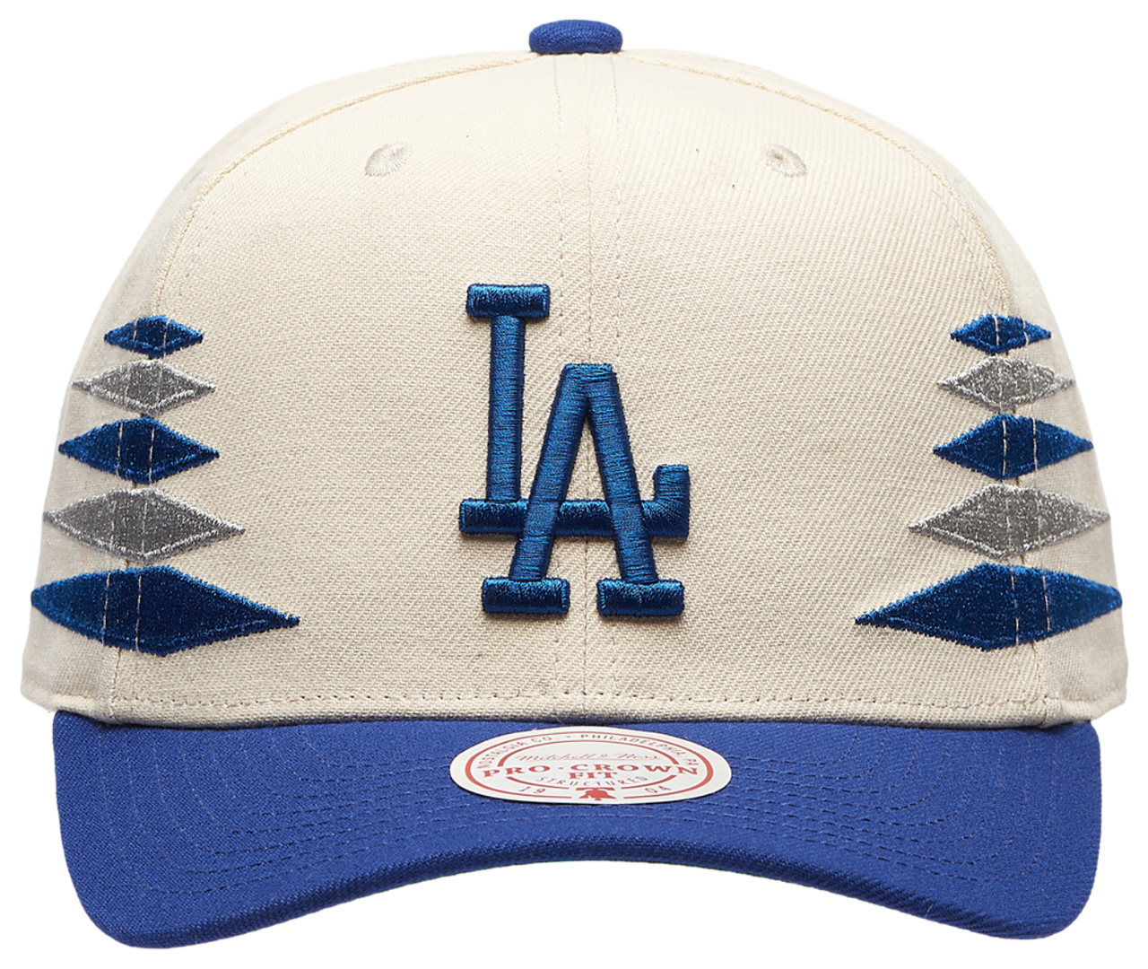 Mitchell & Ness Dodgers Diamond Pro Pinch Cap Image 2 of 5. Tap to open photo gallery.