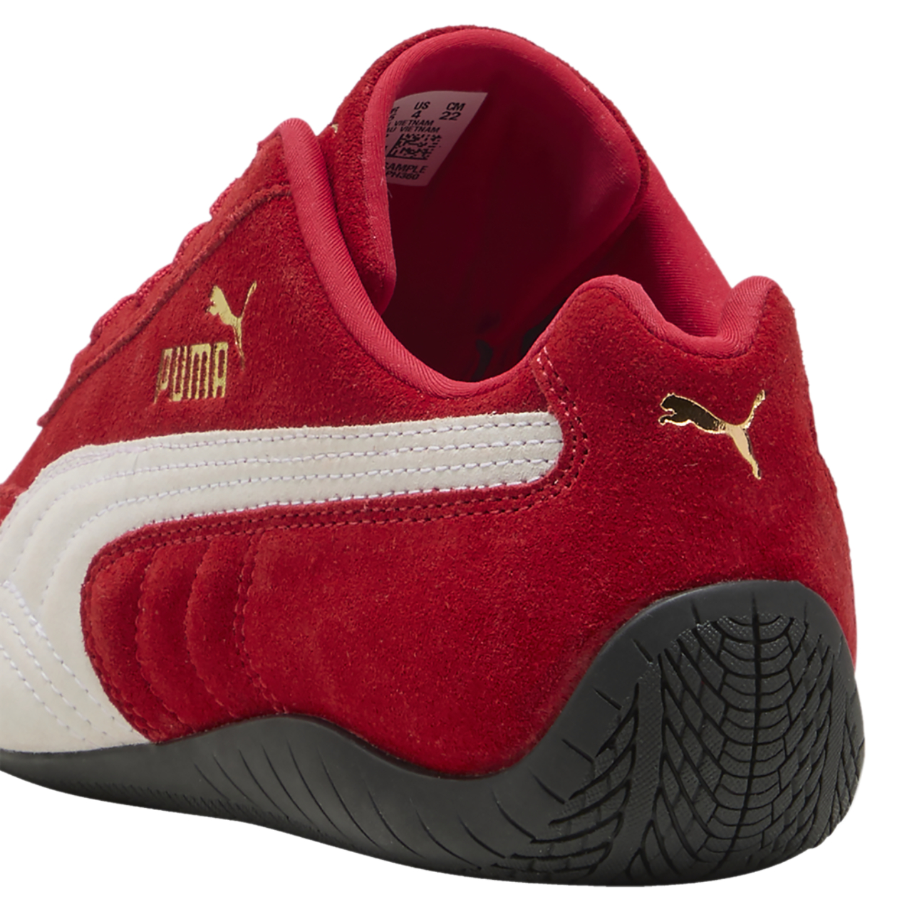 靴 PUMA Speedcat Junior JR US 5.5 Red PUMA Speedcat OG Athletic Shoe - Big Kid - For All Time Red