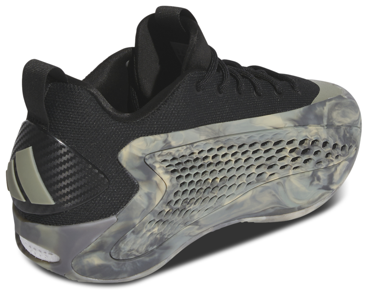 シューズ(男性用) ANTHONY EDWARDS 1 LOW WHITE/CORE BLACK Men's adidas Anthony Edwards 1 Low Basketball Shoes | JD Sports