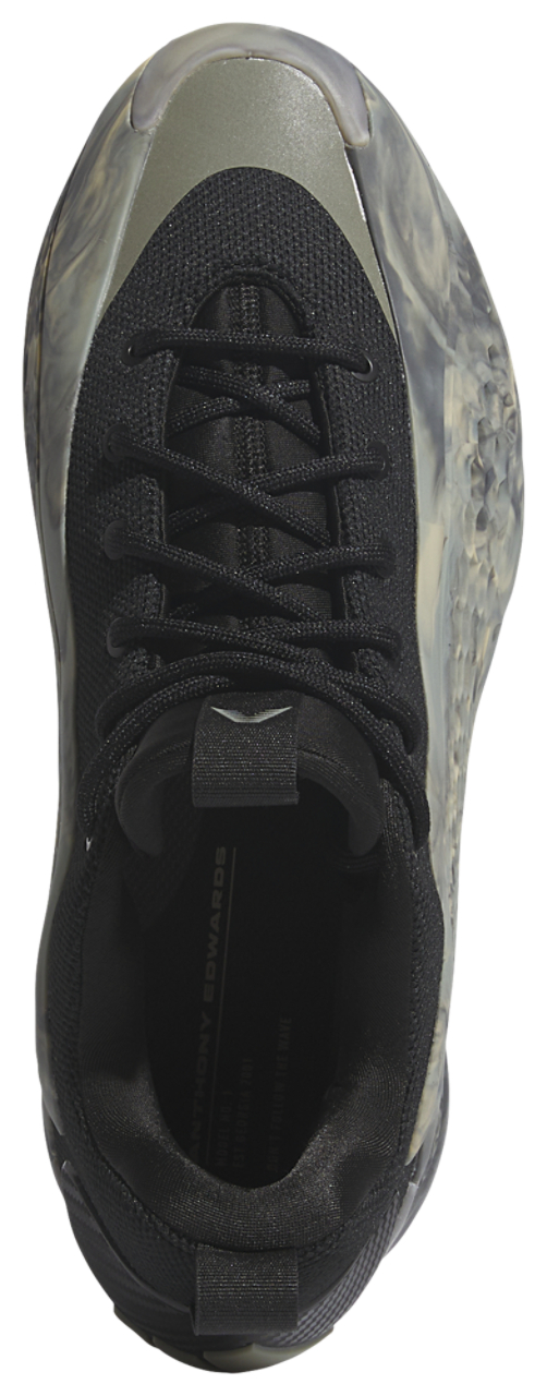 シューズ(男性用) ANTHONY EDWARDS 1 LOW WHITE/CORE BLACK Adidas Men's Anthony Edwards 1 Low Shoes - White / Core