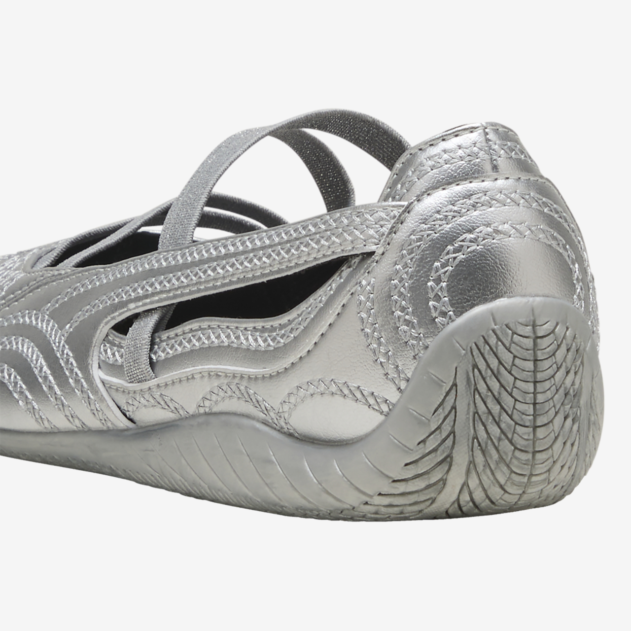 PUMA x Wicked Speedcat Ballet Silver Slippers Image 3 of 7. Tap to open photo gallery.