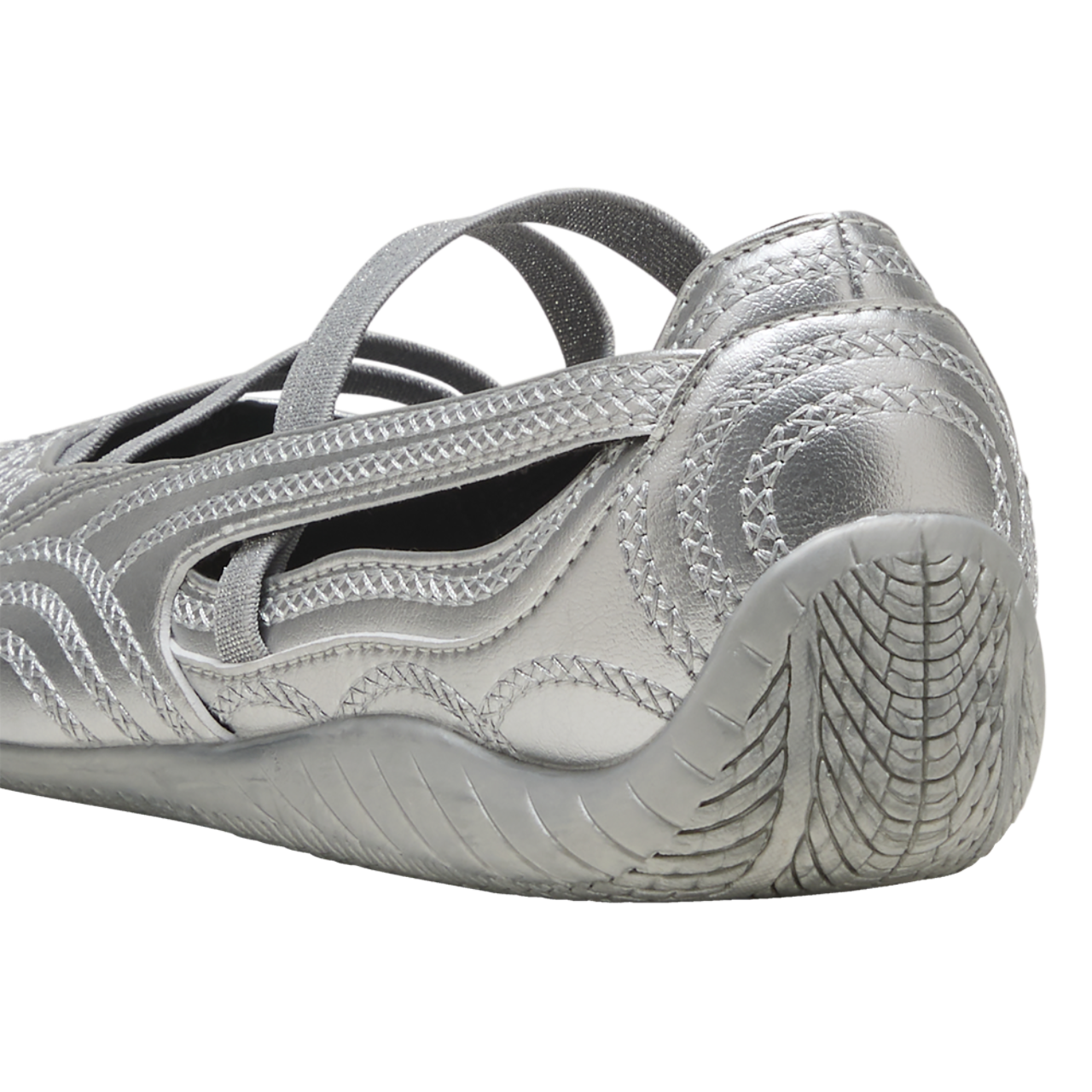 PUMA x Wicked Speedcat Ballet Silver Slippers Image 3 of 7. Tap to open photo gallery.