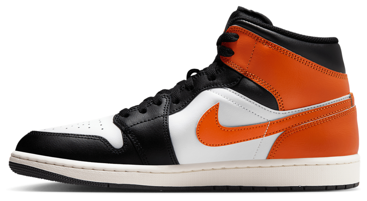 Jordan AJ 1 Mid  Image 2 of 5. Tap to open photo gallery.
