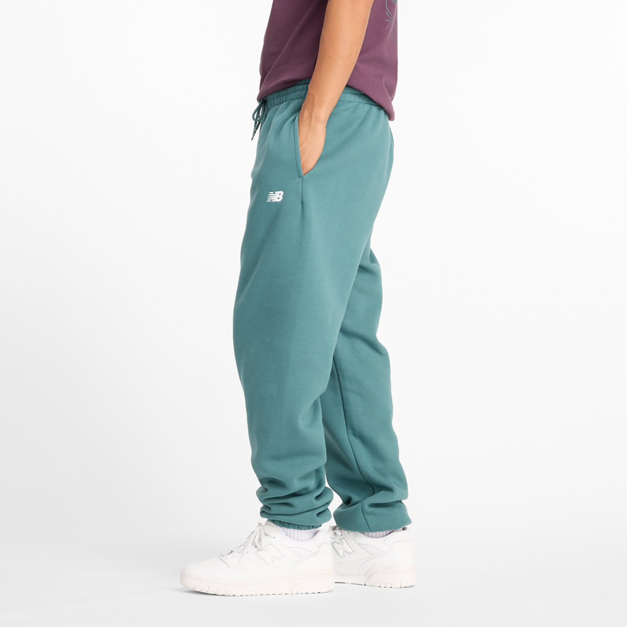 New Balance Sport Essentials Fleece Joggers Image 3 of 6. Tap to open photo gallery.