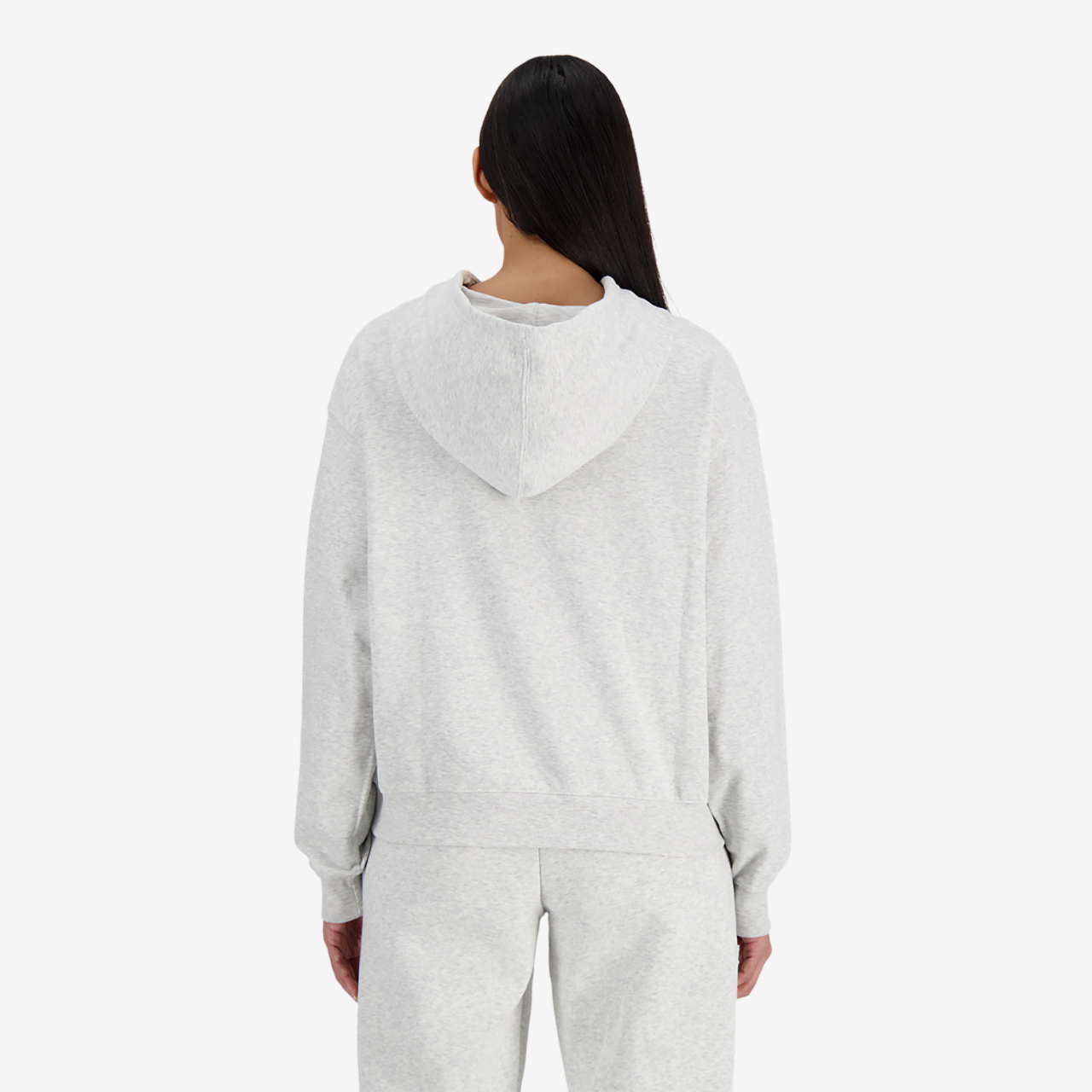 New Balance Sport Essentials Fleece Logo Hoodie Image 2 of 4. Tap to open photo gallery.