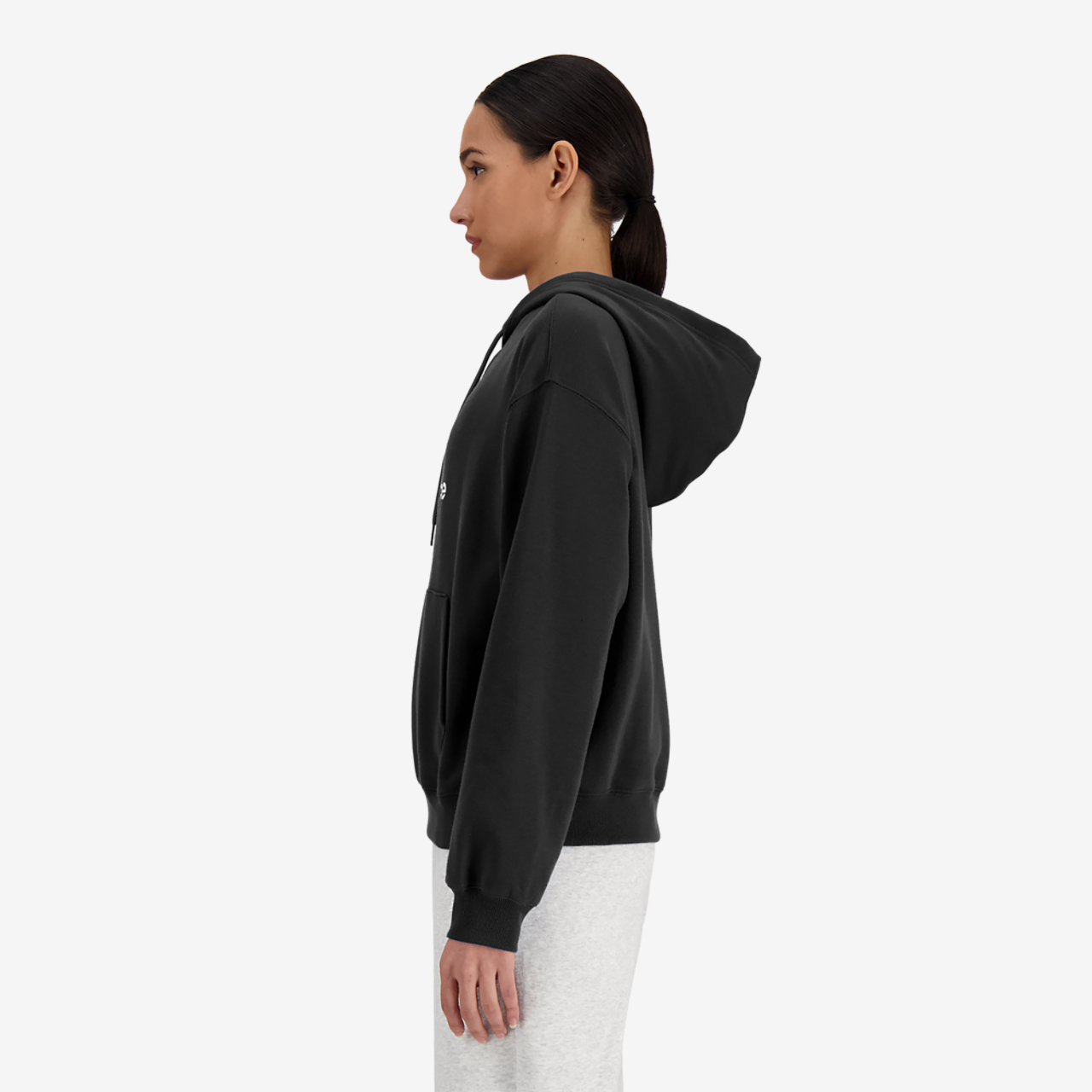New Balance Sport Essentials Fleece Logo Hoodie Image 3 of 4. Tap to open photo gallery.