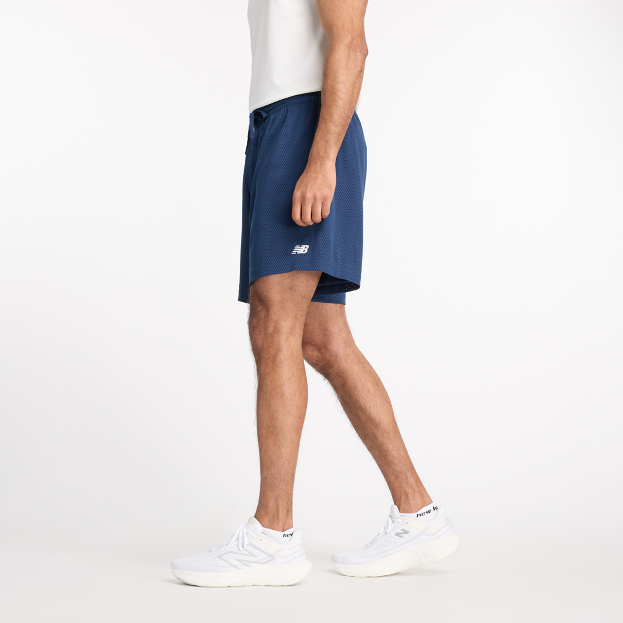 New Balance Sport Essentials 7 Inch Mesh Short Image 3 of 4. Tap to open photo gallery.