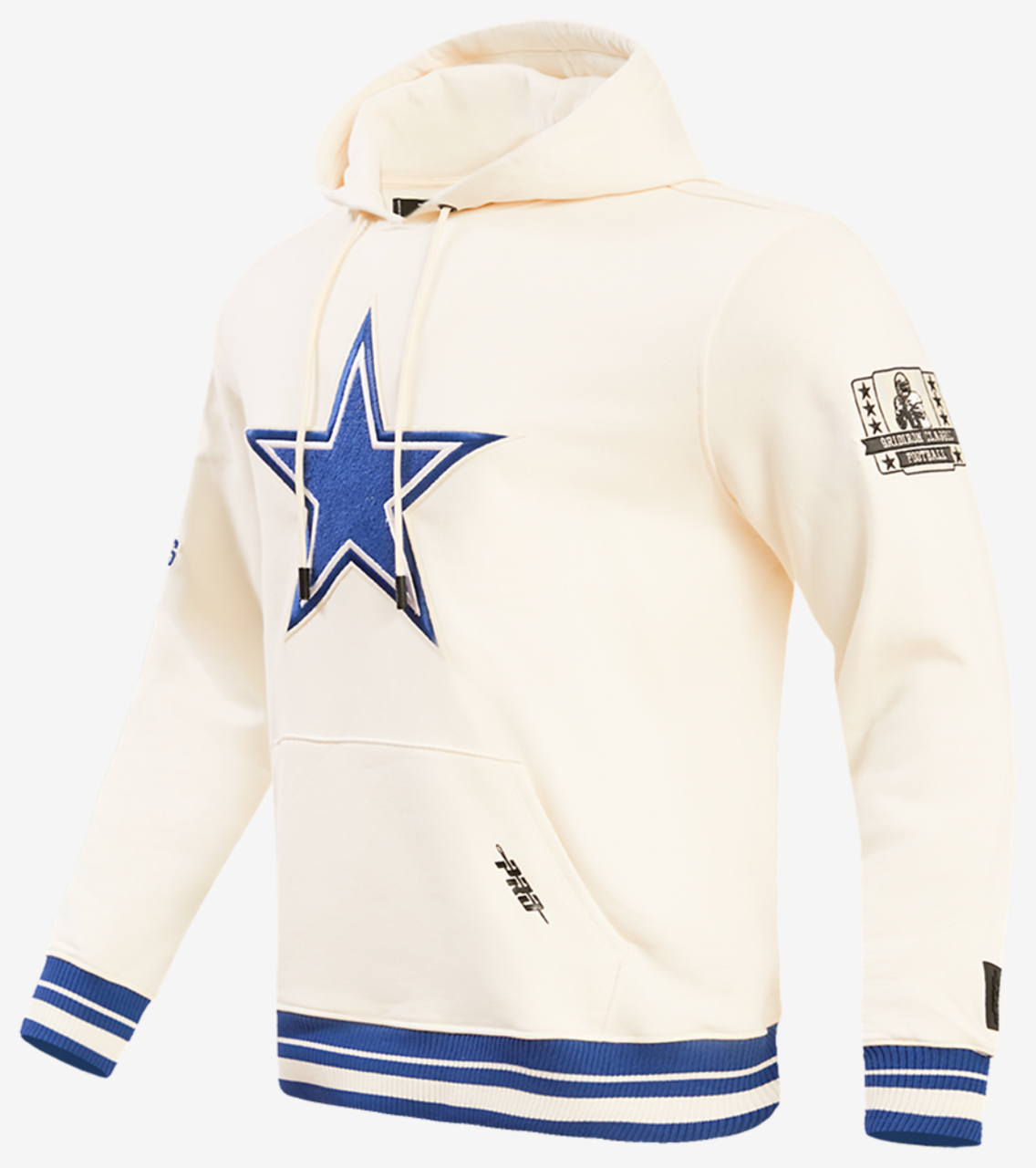 Pro Standard Cowboys Pullover Hoodie Image 3 of 8. Tap to open photo gallery.
