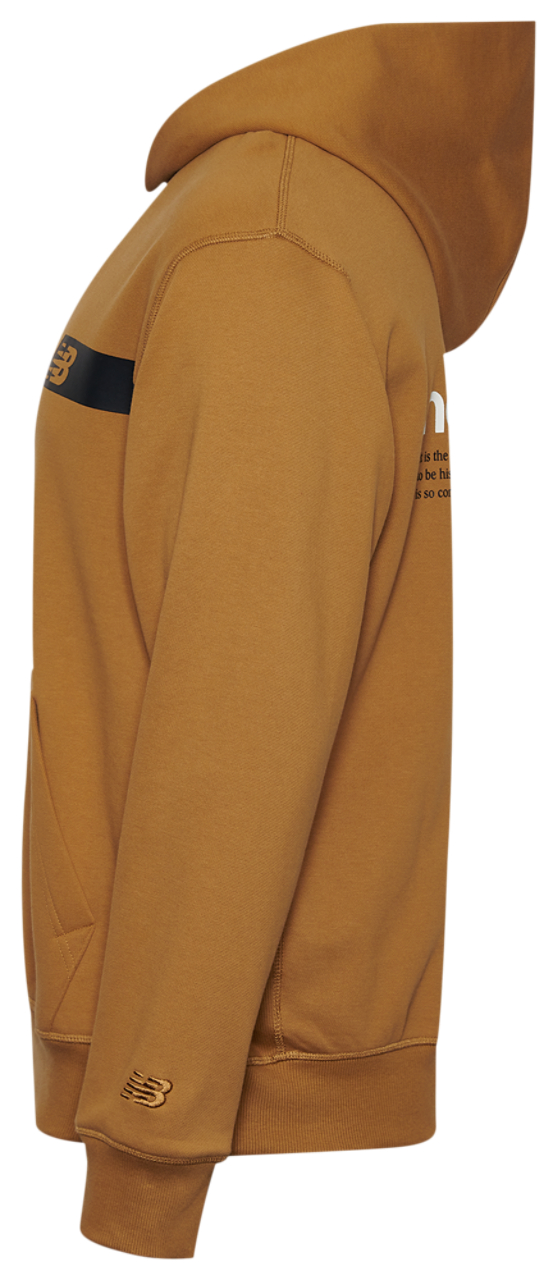 New Balance Athletics French Terry Relaxed Player Hoodie Image 3 of 3. Tap to open photo gallery.