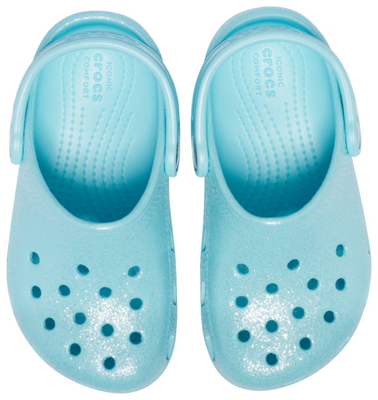 Crocs Classic Glitter Clogs Image 4 of 5. Tap to open photo gallery.