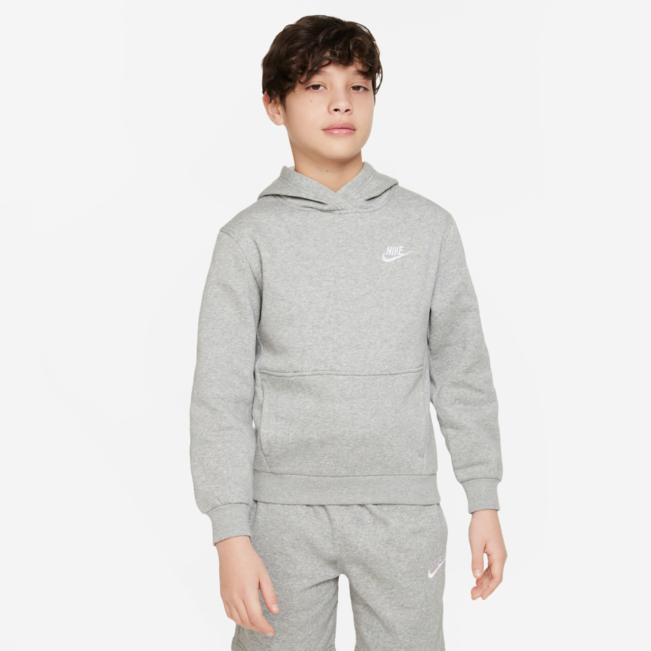 Nike NSW Club LBR Fleece Hoodie  Image 1 of 4. Tap to open photo gallery.