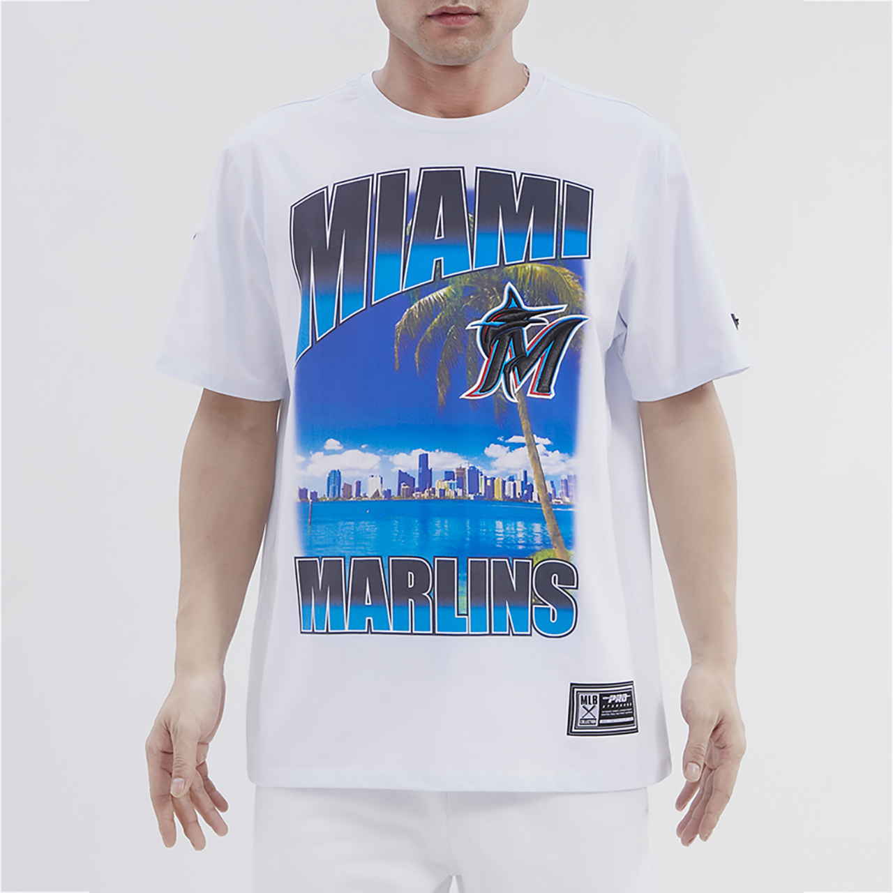 Pro Standard Marlins Hometown Gradient T-Shirt Image 1 of 4. Tap to open photo gallery.