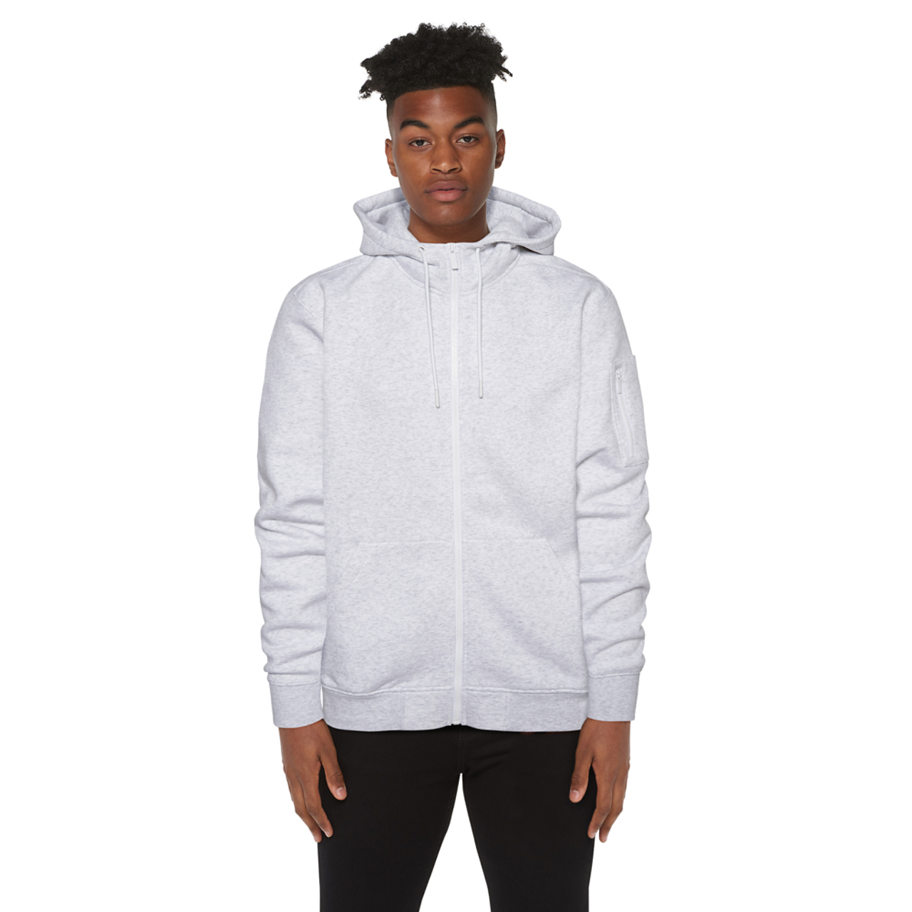 CSG Basic Full-Zip Fleece Hoodie Image 3 of 4. Tap to open photo gallery.
