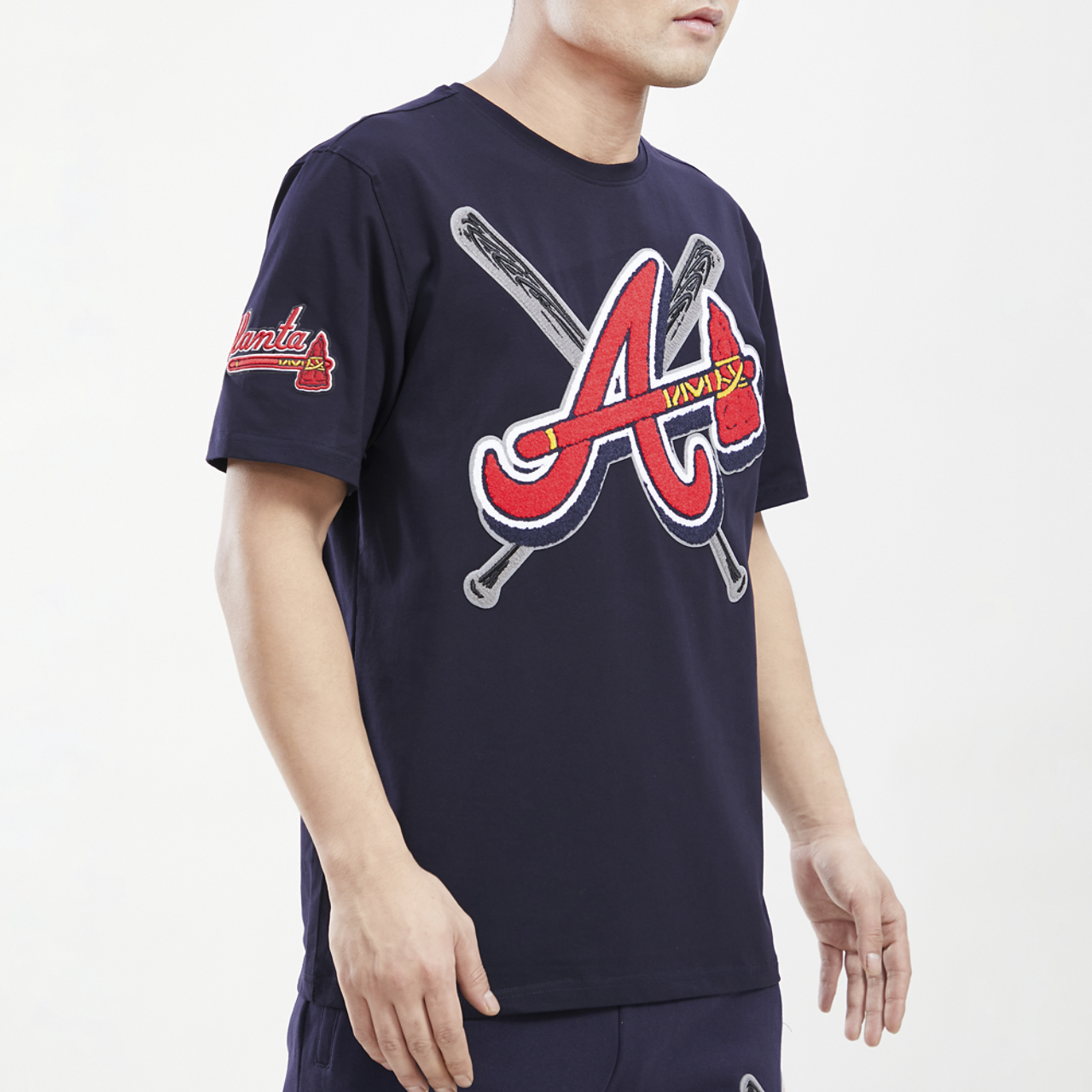 Pro Standard Braves Mash Up T-Shirt Image 3 of 8. Tap to open photo gallery.